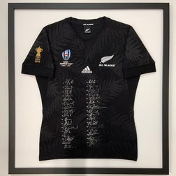 Signed all blacks shirt from 2019 world cup